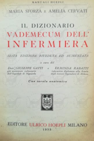 AA. VV. - Il dizionario vademecum dell’infermiera Frontespizio