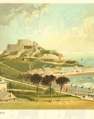 ANONIMO - Album ricordo The island of Jersey 12 Chromo view & Guide Books 2