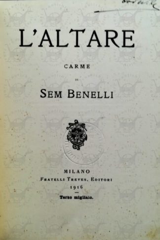 BENELLI SEM - L'altare