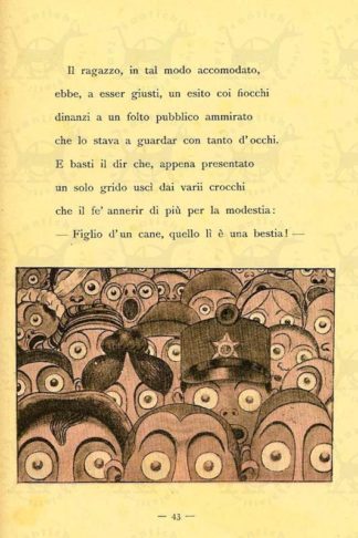 BERTELLI LUIGI (Vamba) - Cinematografo poetico di Vamba la storia di un naso. Seconda edizione con molte illustrazioni di Corrado Sarri e molte tavole in colore dell’autore