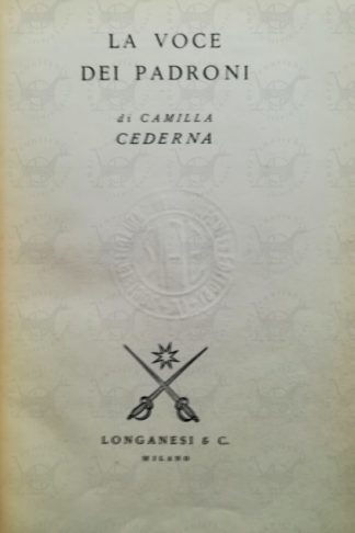 CEDERNA CAMILLA – La voce dei padroni