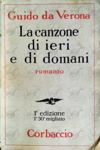 DA VERONA GUIDO - La canzone di ieri e di domani - Copertina anteriore