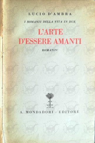 D'AMBRA LUCIO - L'arte d'essere amanti - Frontespizio