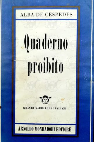 DE CÉSPEDES ALBA - Quaderno proibito