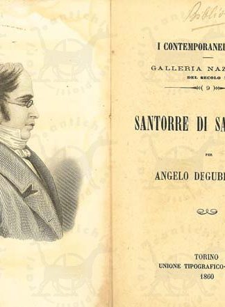 DE GUBERNATIS ANGELO - Santorre di Santa Rosa
