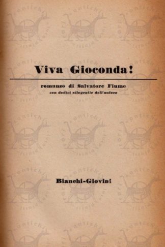 FIUME SALVATORE - Viva Gioconda! - Frontespizio