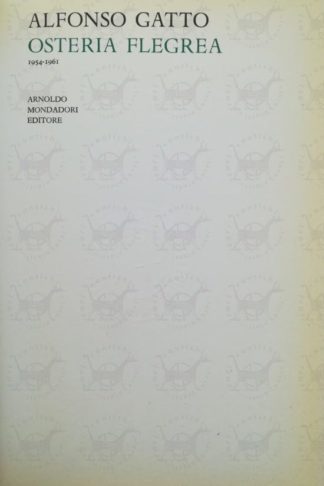 GATTO ALFONSO - Osteria Flegrea 1954-1961