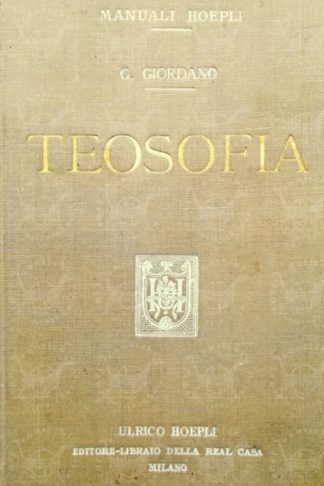 GIORDANO GIUSEPPE - Teosofia