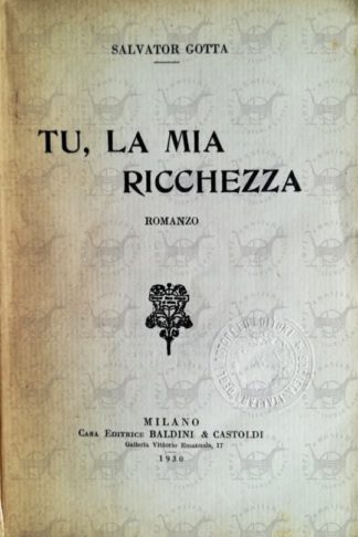 GOTTA SALVATORE - Tu la mia ricchezza - Frontespizio