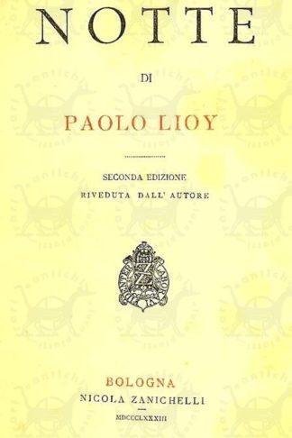 LIOY PAOLO - Notte