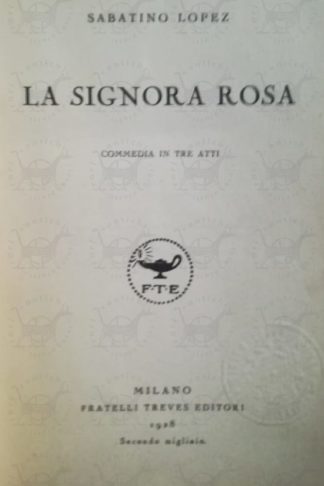 LOPEZ SABATINO - La signora rosa