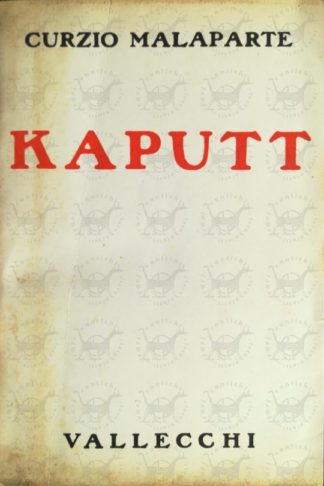 MALAPARTE CURZIO - Kaputt - Copertina anteriore