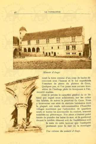 MAUCLAIR CAMILLE - La normandie. Couverture de Marius Hubert – Robert Ouvrage orné de 183 heliogravures 1