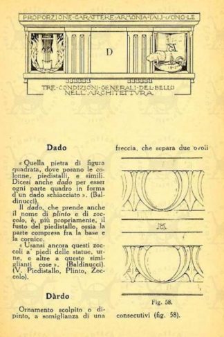 MAZZANTI GINO - Akanthos. Breviario d'arte Architettura Scultura Pittura Arti minori Con 120 illustrazioni dell’autore Volume primo Architettura 1