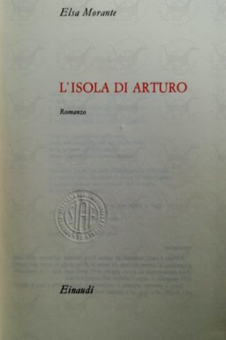 MORANTE ELSA - L'isola di Arturo