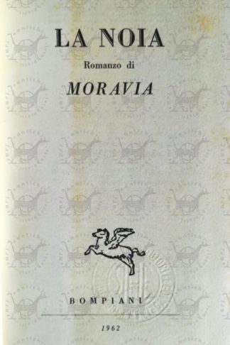 MORAVIA ALBERTO - La noia 1962 - Frontespizio