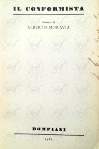 MORAVIA ALBERTO – Il conformista - Frontespizio