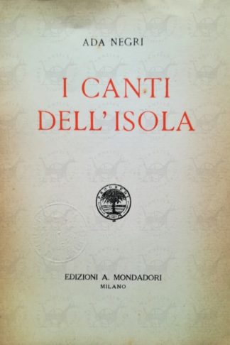 NEGRI ADA - I canti dell'isola