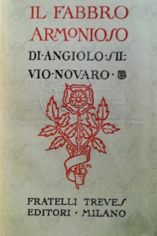 NOVARO ANGIOLO SILVIO - Il fabbro armonioso - Frontespizio