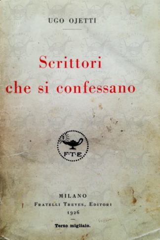 OJETTI UGO – Scrittori che si confessano