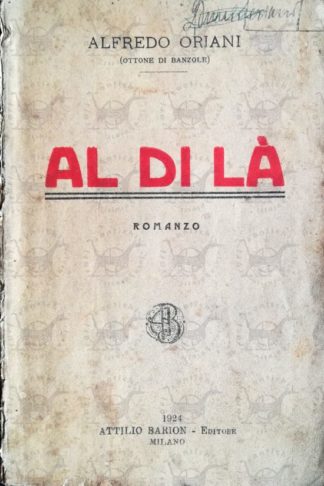 ORIANI ALFREDO - Al di là