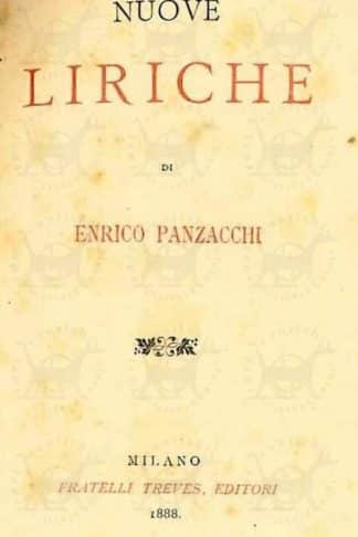 PANZACCHI ENRICO - Nuove liriche Frontespizio