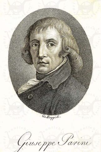 PARINI GIUSEPPE - Opere di Giuseppe Parini milanese poesie Frontespizio