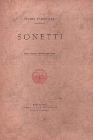 PASCARELLA CESARE - Sonetti - Roux e Viarengo