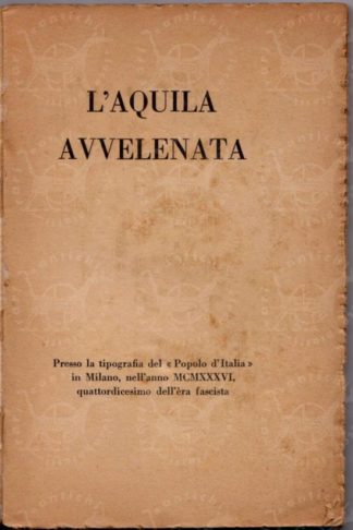 PICCOLI VALENTINO - L'aquila avvelenata - Frontespizio