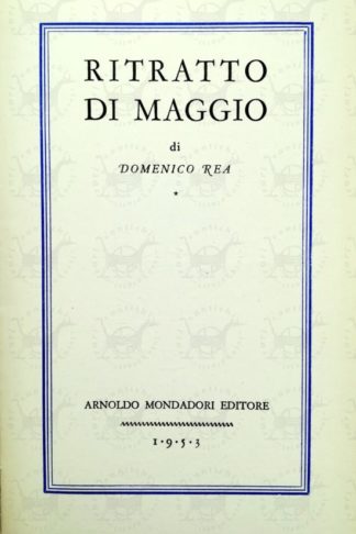 REA DOMENICO - Ritratto di maggio - Frontespizio
