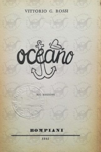 ROSSI VITTORIO GIOVANNI - L'oceano