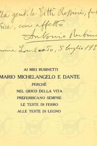 RUBINO ANTONIO - Tic e tac ovverosia l’orologio di pampalona. Romanzo per bambini di tutte le età