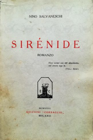 SALVANESCHI NINO – Sirenide