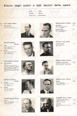 SCOPINICH E. F. - Fotografia Prima rassegna dell’attività fotografica in Italia