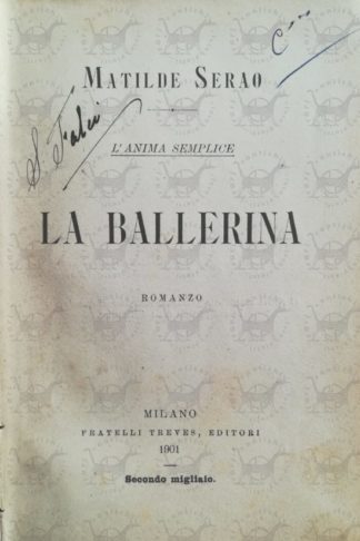 SERAO MATILDE - La ballerina - Frontespizio