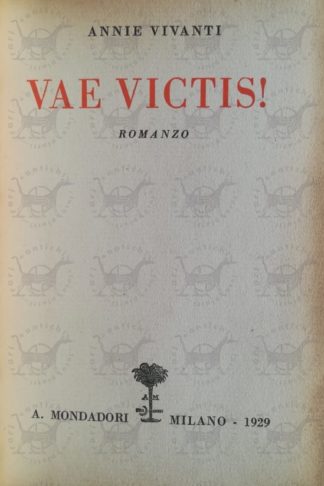 VIVANTI ANNA EMILIA (Annie) - Vae Victis! - Dorso in pelle