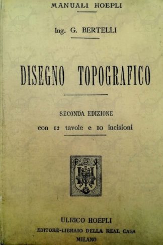 BERTELLI GIUSEPPE - Disegno topografico 1905
