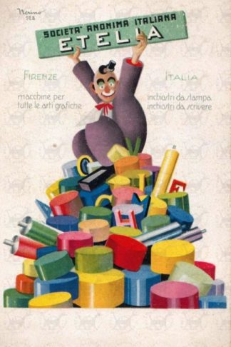 NERINO - Società anonima Etilia macchine per arti grafiche e inchiostri da stampa