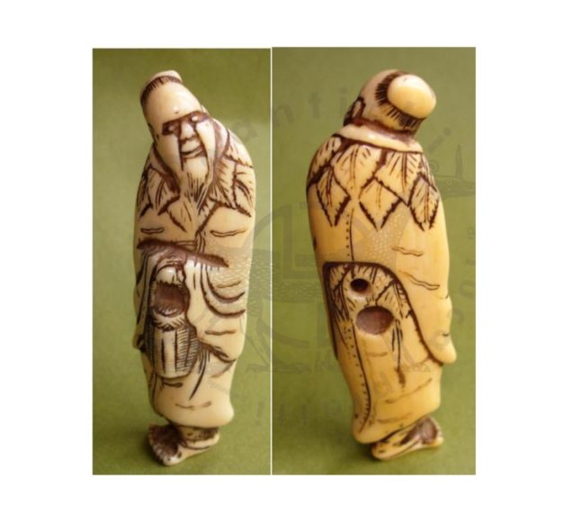 Kottoya antiquariato giapponese Luca Piatti netsuke sennin