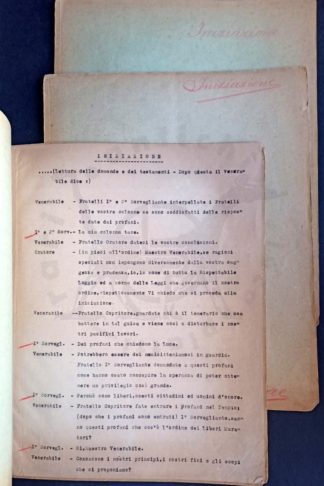 Cartelline Iniziazione_Venerabile_ Oratore_Servitore
