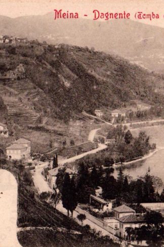cartolina_d_epoca_Lago_Maggiore_Meina_Dagnente