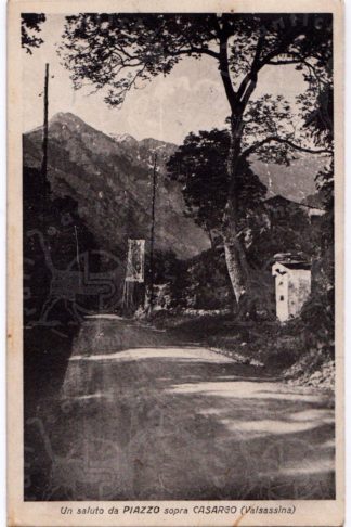 Cartolina_d_epoca_ Lecco_Casargo_ località_Piazzo_Valsassina