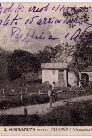 Cartolina_d_epoca_ Lecco_Casargo_ località_Somadino_Santa_Margherita_Valsassina