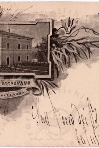 Cartolina_d_epoca_ Vicenza_Arcugnano_frazione_San_Rocco