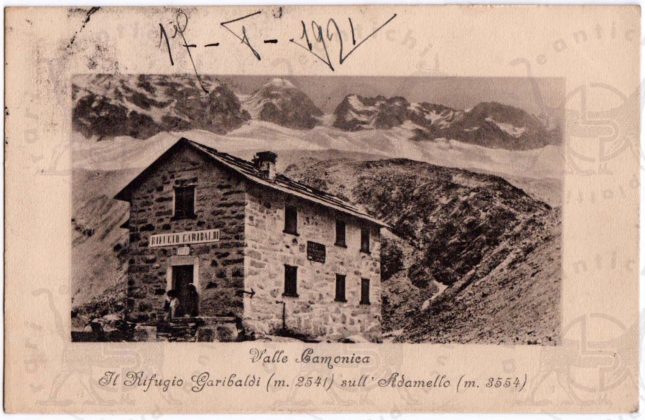 Cartolina_d_epoca_Brescia_Edolo_Venerocolo_Rifugio_Garibaldi_Val_d_Avio