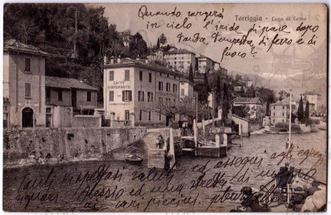 Cartolina_d_epoca_Como_Laglio_frazione_Torriggia_Lago_di_Como