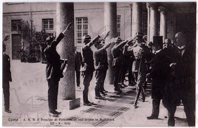 Cartolina_d_epoca_Como_Principe_ Umberto_di_Savoia_Lago_di_Como