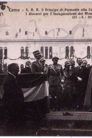 Cartolina_d_epoca_Como_Principe_ Umberto_di_Savoia_Lago_di_Como