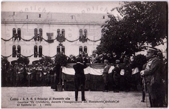 Cartolina_d_epoca_Como_Principe_ Umberto_di_Savoia_Lago_di_Como
