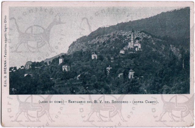 Cartolina_d_epoca_Como_Tremezzina_Lenno_frazione_Lenno_Campo_Ossuccio_Lago_di_Como